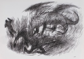 25. Cattle. Sketch. 32x45 cm.