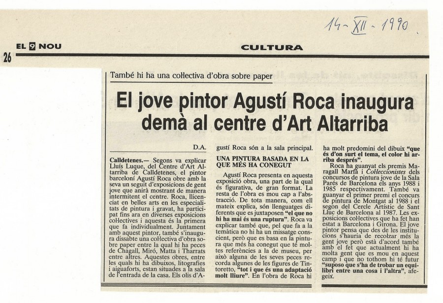 ALTARRIBA, Calldetenes 1990