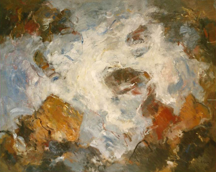 EL CEL DE TIÉPOLO/EL CIELO DE TIÉPOLO/THE SKY OF TIEPOLO.  1989.  Oli sobre tela/Óleo sobre tela/Oil on canvas.  130x162 cm.